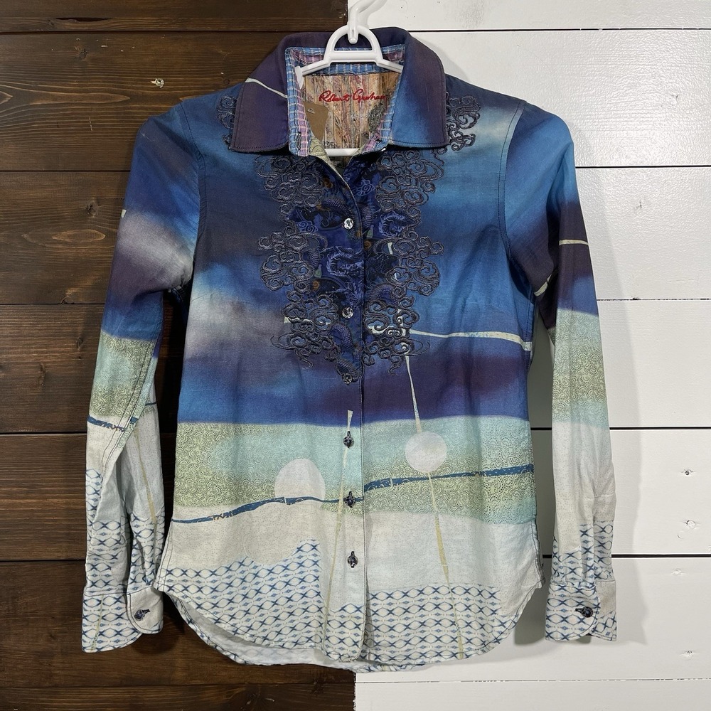 ROBERT GRAHAM "Borderlands" Limited Edition Embroidered Dress Shirt